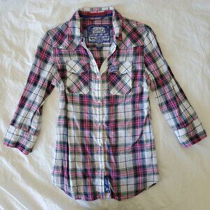 Superdry Women's Western-Style Button-Down Shirt
